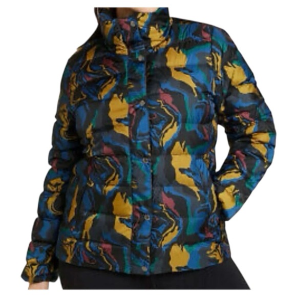 Eddie Bauer Jackets & Blazers - Eddie Bauer Stratustherm Goose Down Puffer Jacket Camo Womens Medium